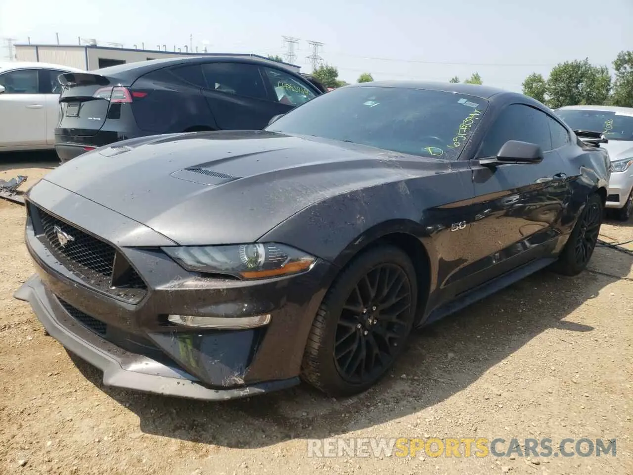 1 fotografías del automóvil dañado 1FA6P8CF6N5111611 FORD MUSTANG 2022