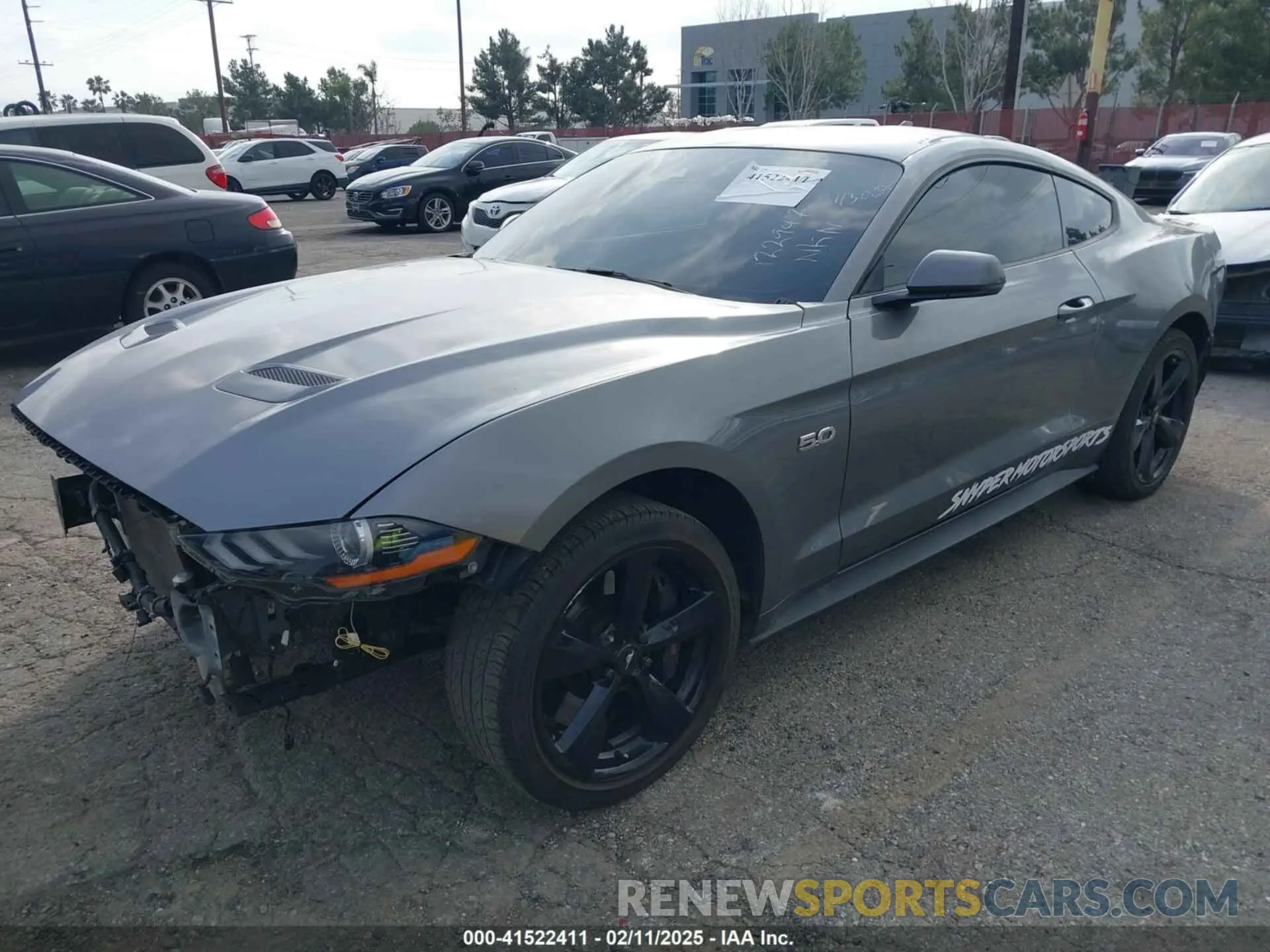 2 fotografías del automóvil dañado 1FA6P8CF6N5122947 FORD MUSTANG 2022