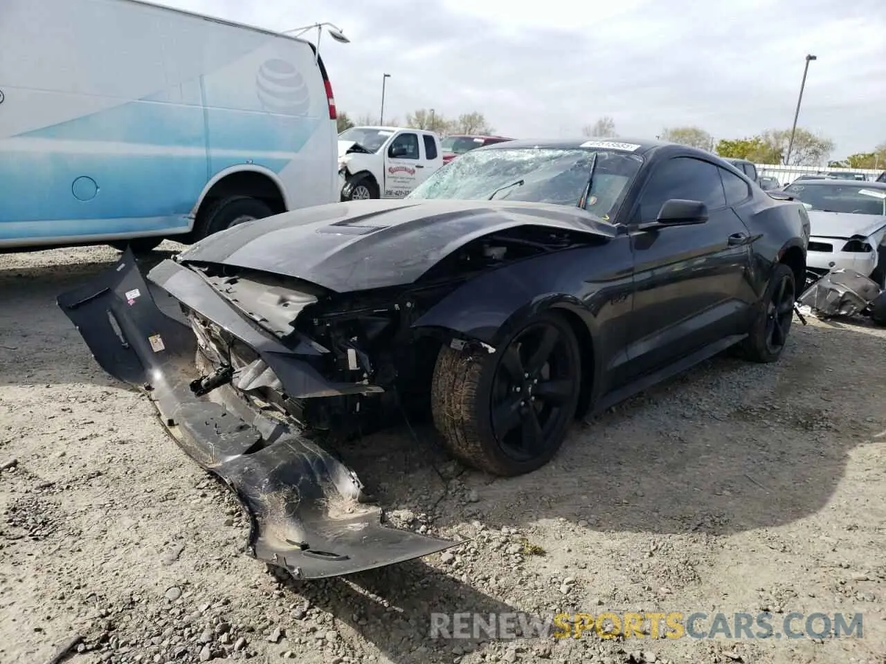 1 fotografías del automóvil dañado 1FA6P8CF6N5130112 FORD MUSTANG 2022