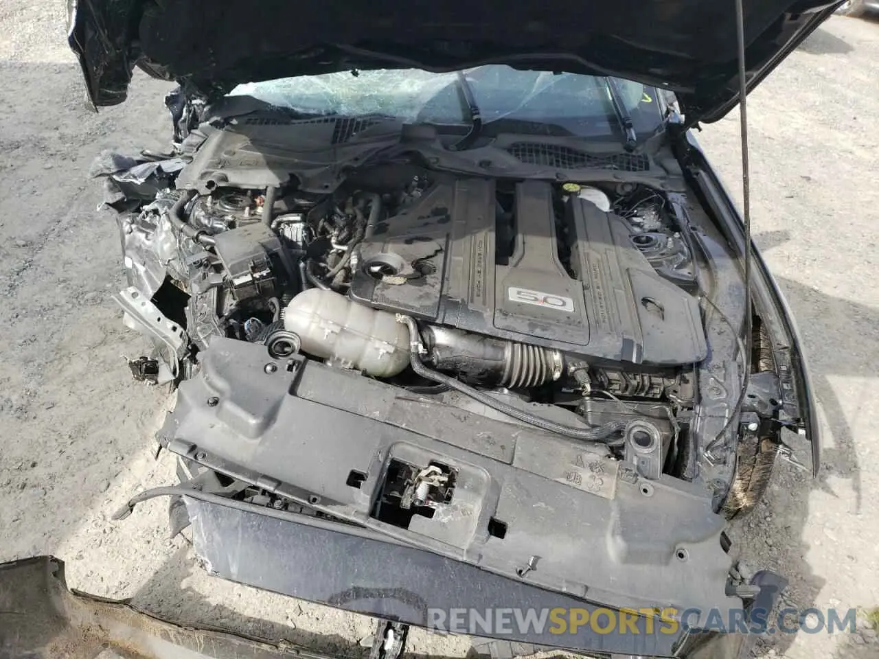 11 fotografías del automóvil dañado 1FA6P8CF6N5130112 FORD MUSTANG 2022