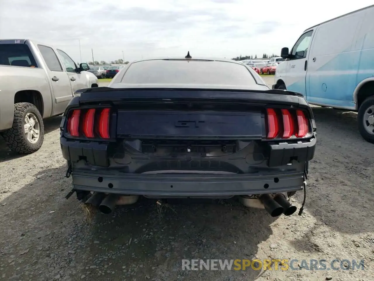 6 fotografías del automóvil dañado 1FA6P8CF6N5130112 FORD MUSTANG 2022