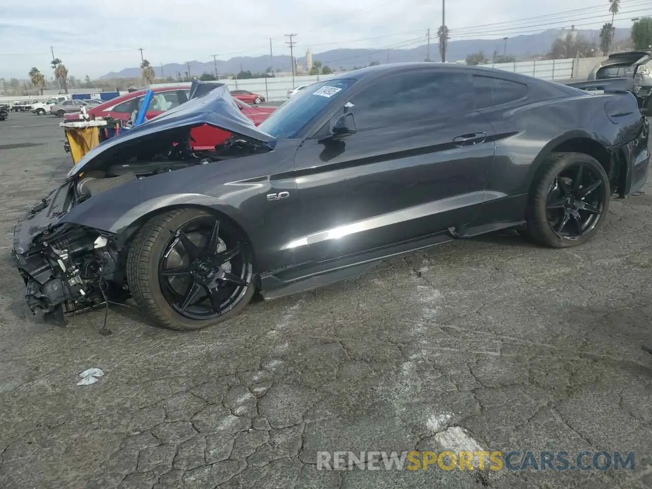 1 fotografías del automóvil dañado 1FA6P8CF6N5146780 FORD MUSTANG 2022