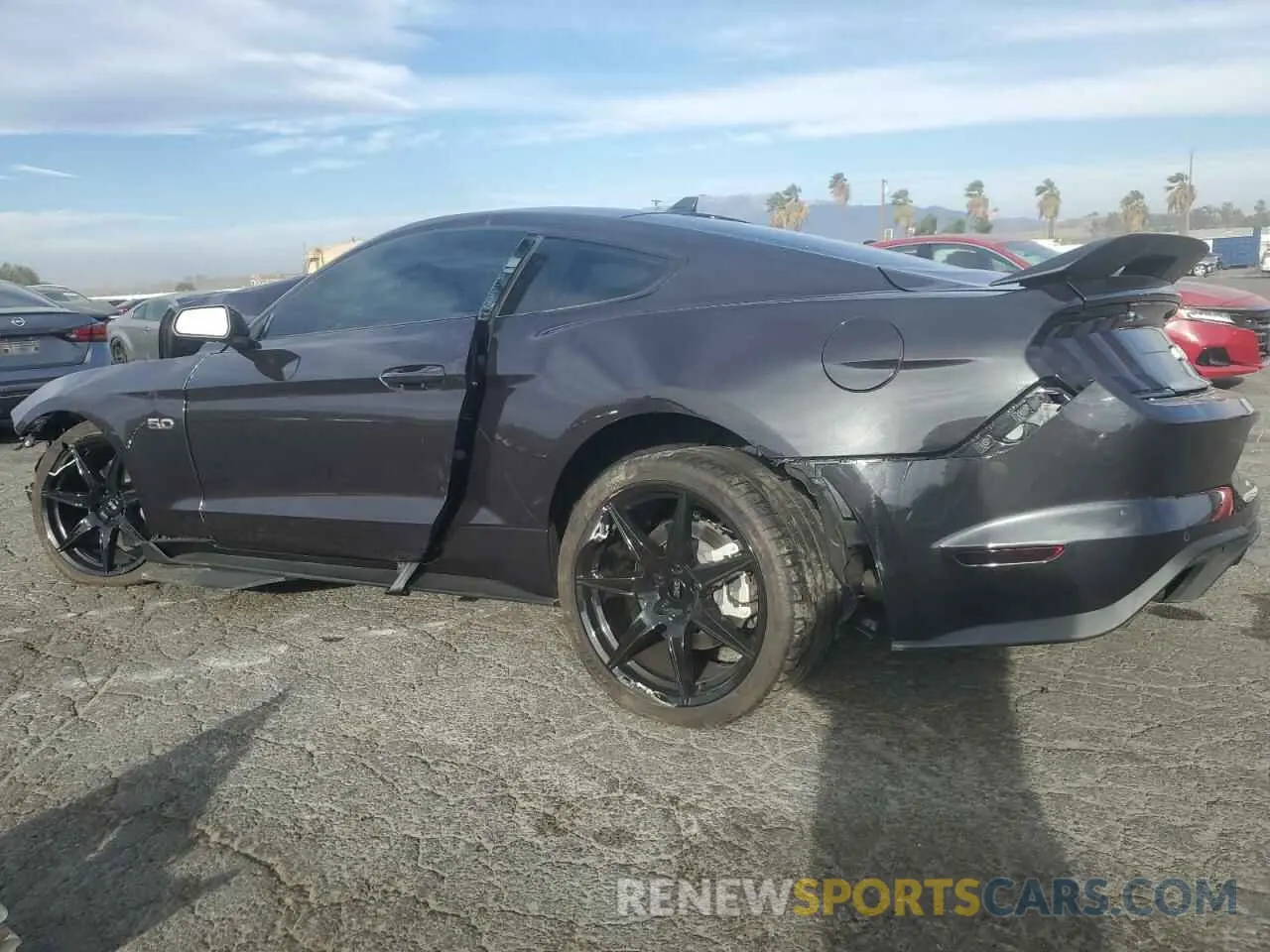 2 fotografías del automóvil dañado 1FA6P8CF6N5146780 FORD MUSTANG 2022