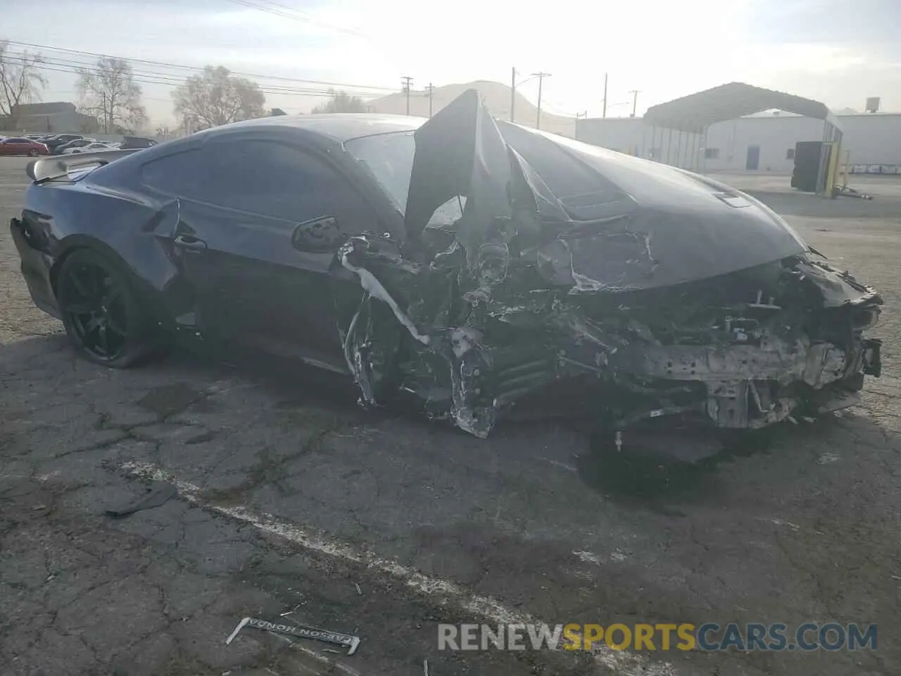 4 fotografías del automóvil dañado 1FA6P8CF6N5146780 FORD MUSTANG 2022