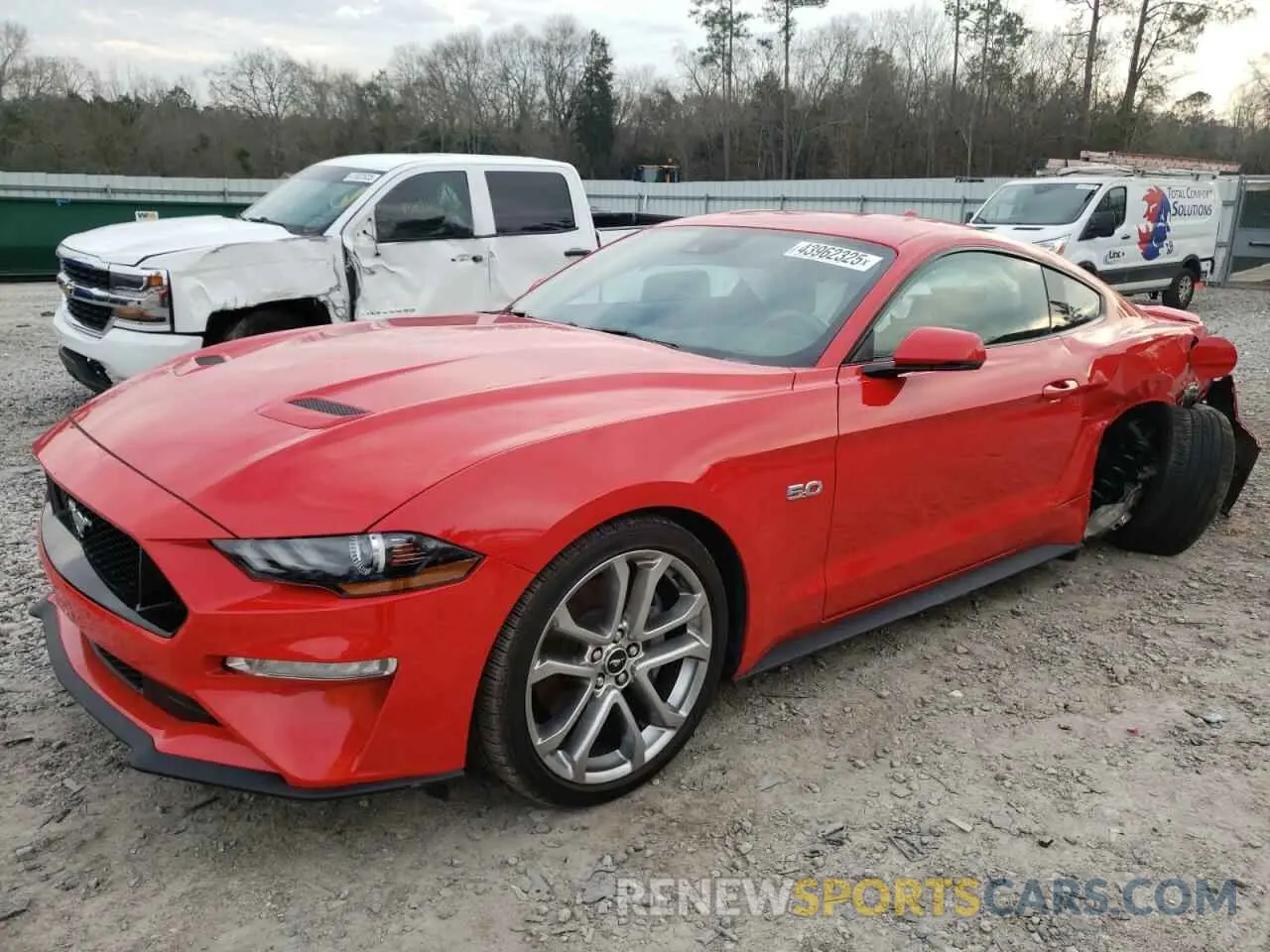 1 fotografías del automóvil dañado 1FA6P8CF7N5114212 FORD MUSTANG 2022