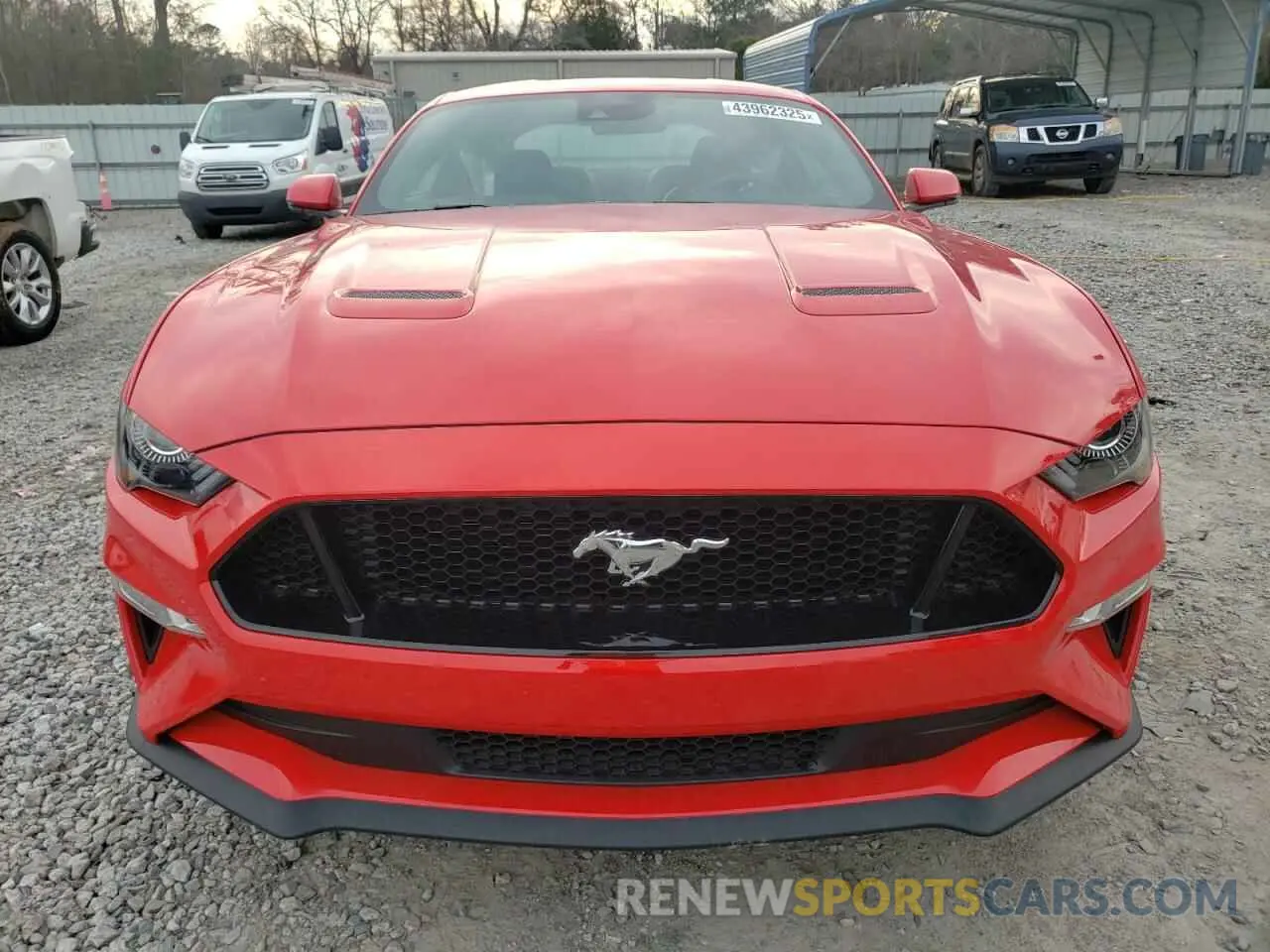 5 fotografías del automóvil dañado 1FA6P8CF7N5114212 FORD MUSTANG 2022