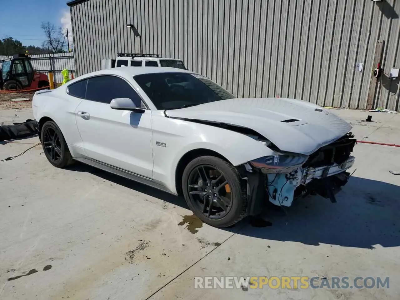 4 fotografías del automóvil dañado 1FA6P8CF8N5141337 FORD MUSTANG 2022