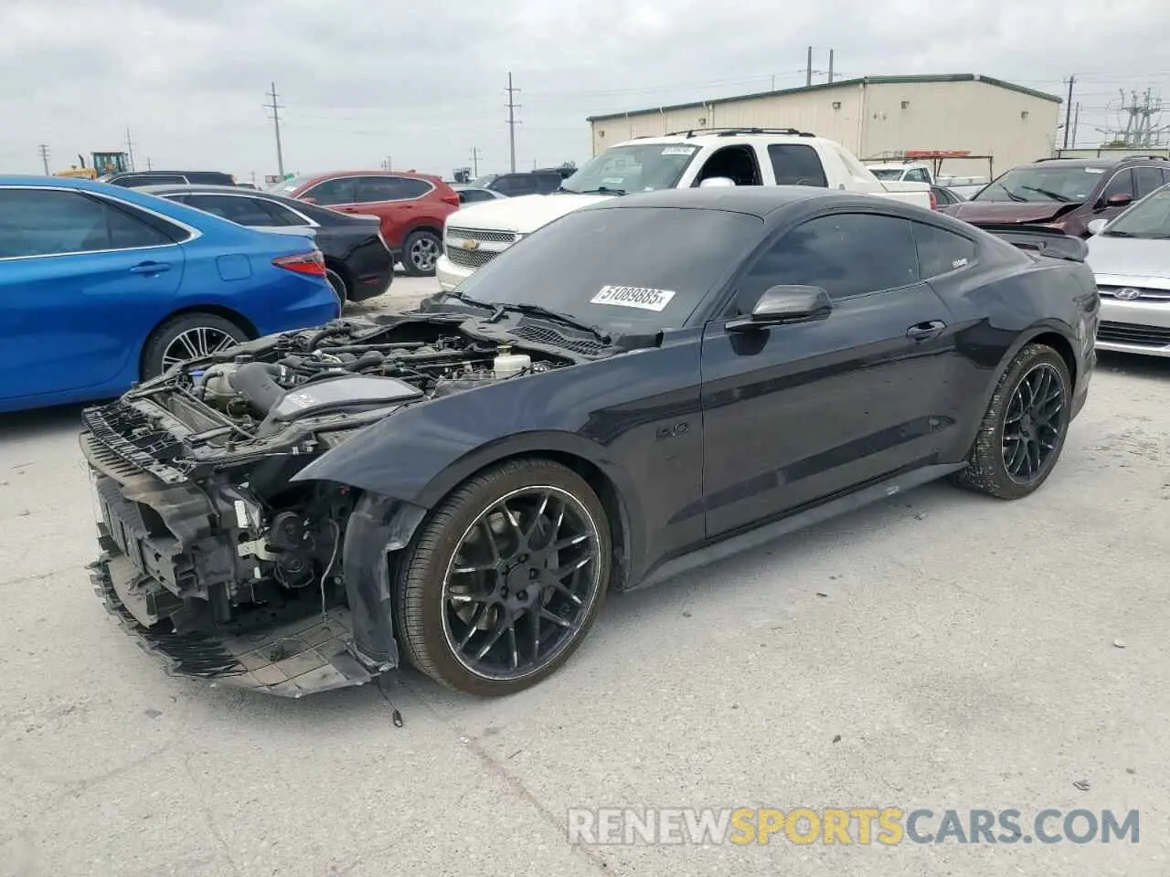 1 fotografías del automóvil dañado 1FA6P8CF8N5145937 FORD MUSTANG 2022