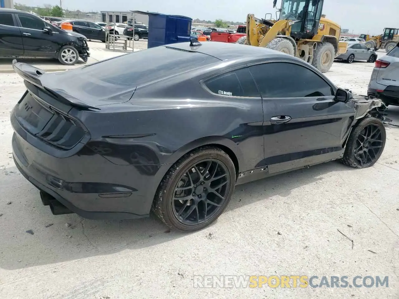 3 fotografías del automóvil dañado 1FA6P8CF8N5145937 FORD MUSTANG 2022
