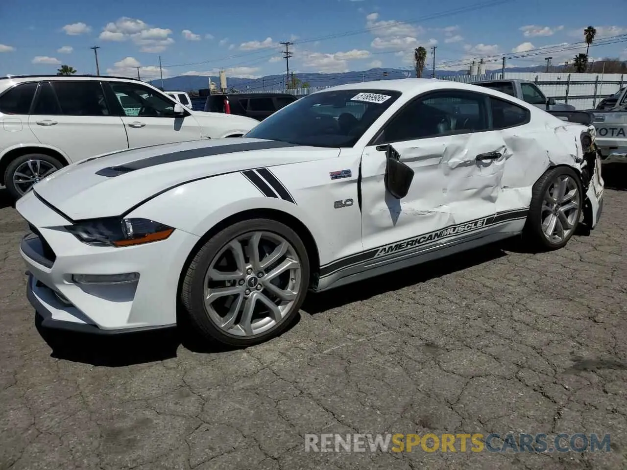 1 fotografías del automóvil dañado 1FA6P8CF9N5136633 FORD MUSTANG 2022