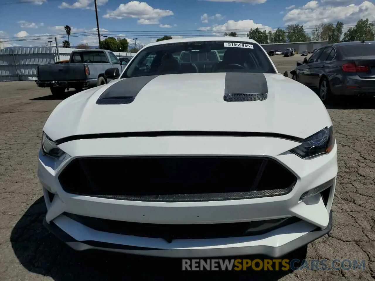 5 fotografías del automóvil dañado 1FA6P8CF9N5136633 FORD MUSTANG 2022