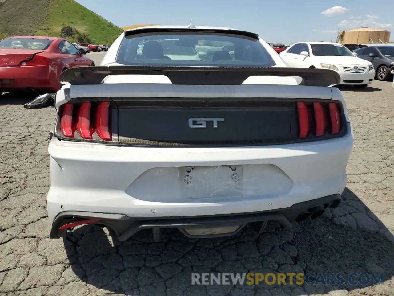 6 fotografías del automóvil dañado 1FA6P8CF9N5136633 FORD MUSTANG 2022