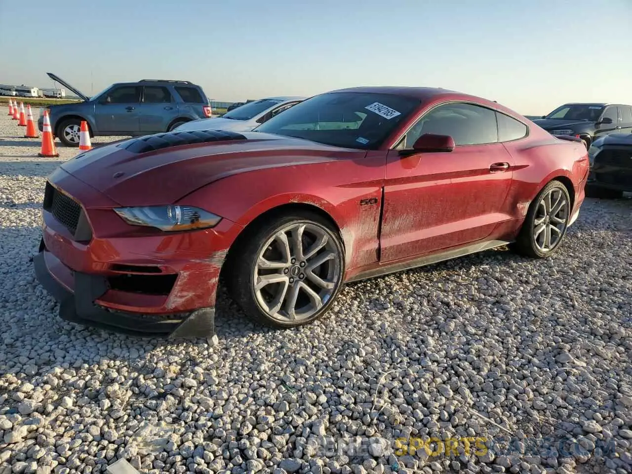 1 fotografías del automóvil dañado 1FA6P8CF9N5142884 FORD MUSTANG 2022