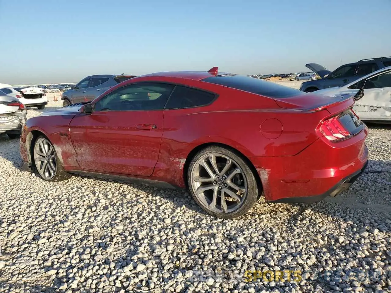 2 fotografías del automóvil dañado 1FA6P8CF9N5142884 FORD MUSTANG 2022