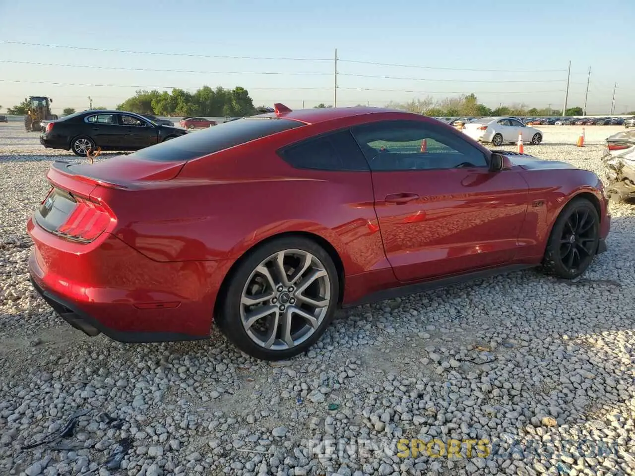 3 fotografías del automóvil dañado 1FA6P8CF9N5142884 FORD MUSTANG 2022