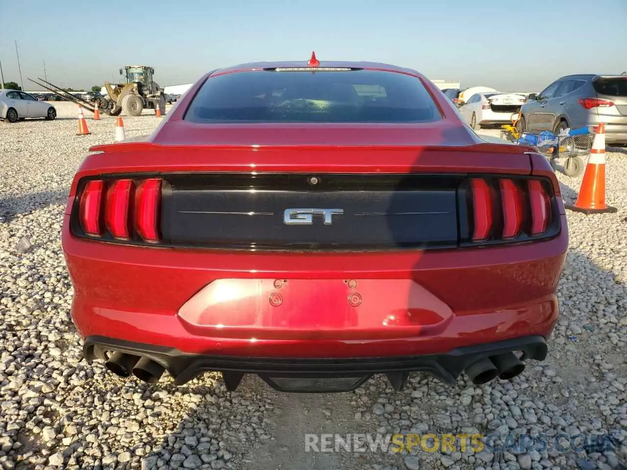6 fotografías del automóvil dañado 1FA6P8CF9N5142884 FORD MUSTANG 2022