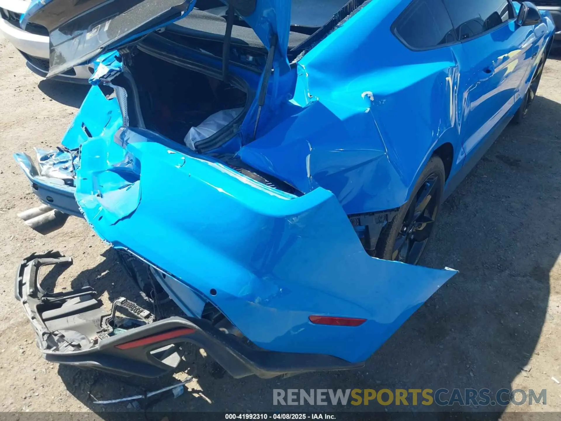 6 fotografías del automóvil dañado 1FA6P8CFXN5107884 FORD MUSTANG 2022
