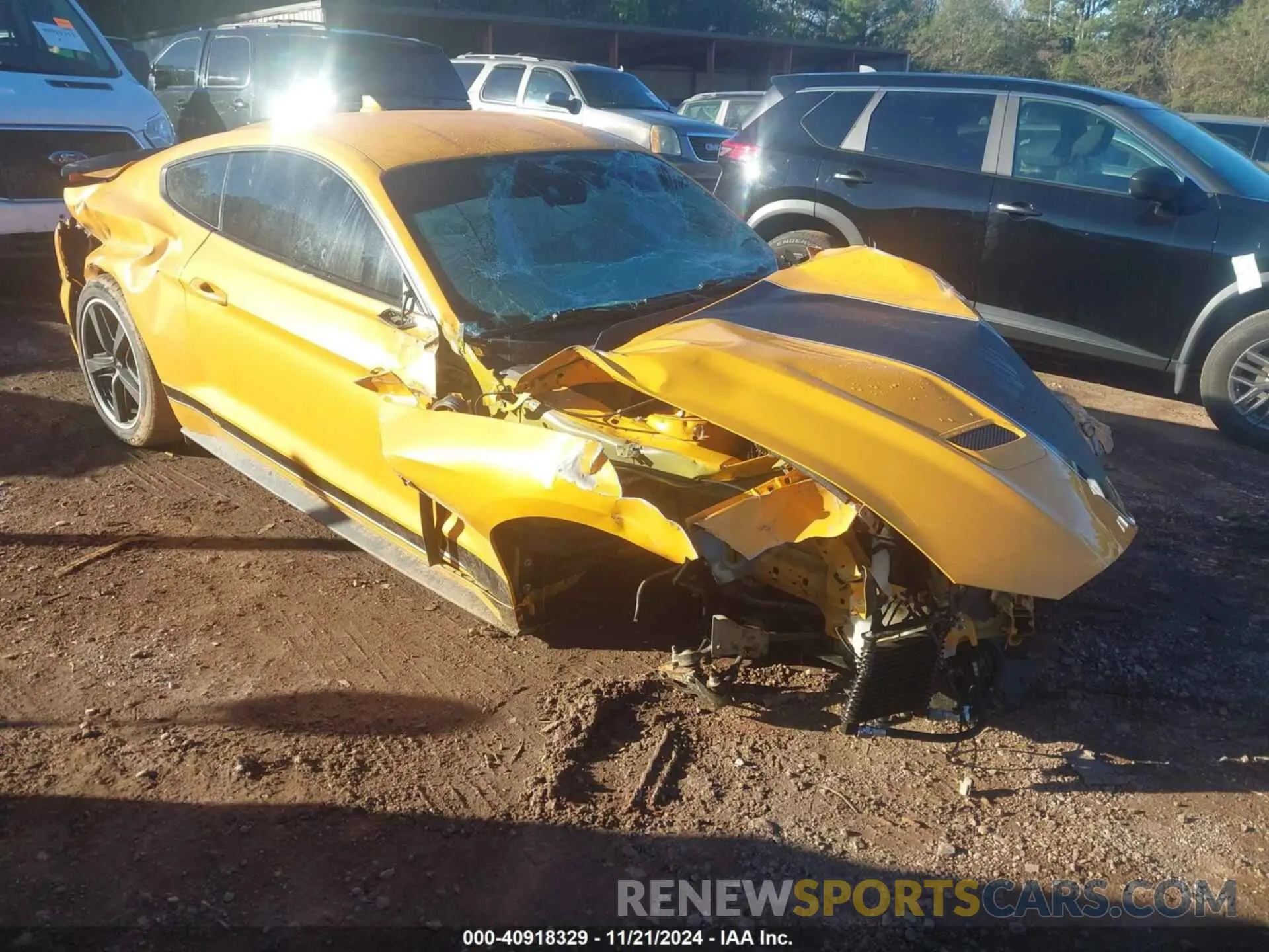 1 fotografías del automóvil dañado 1FA6P8R03N5554348 FORD MUSTANG 2022