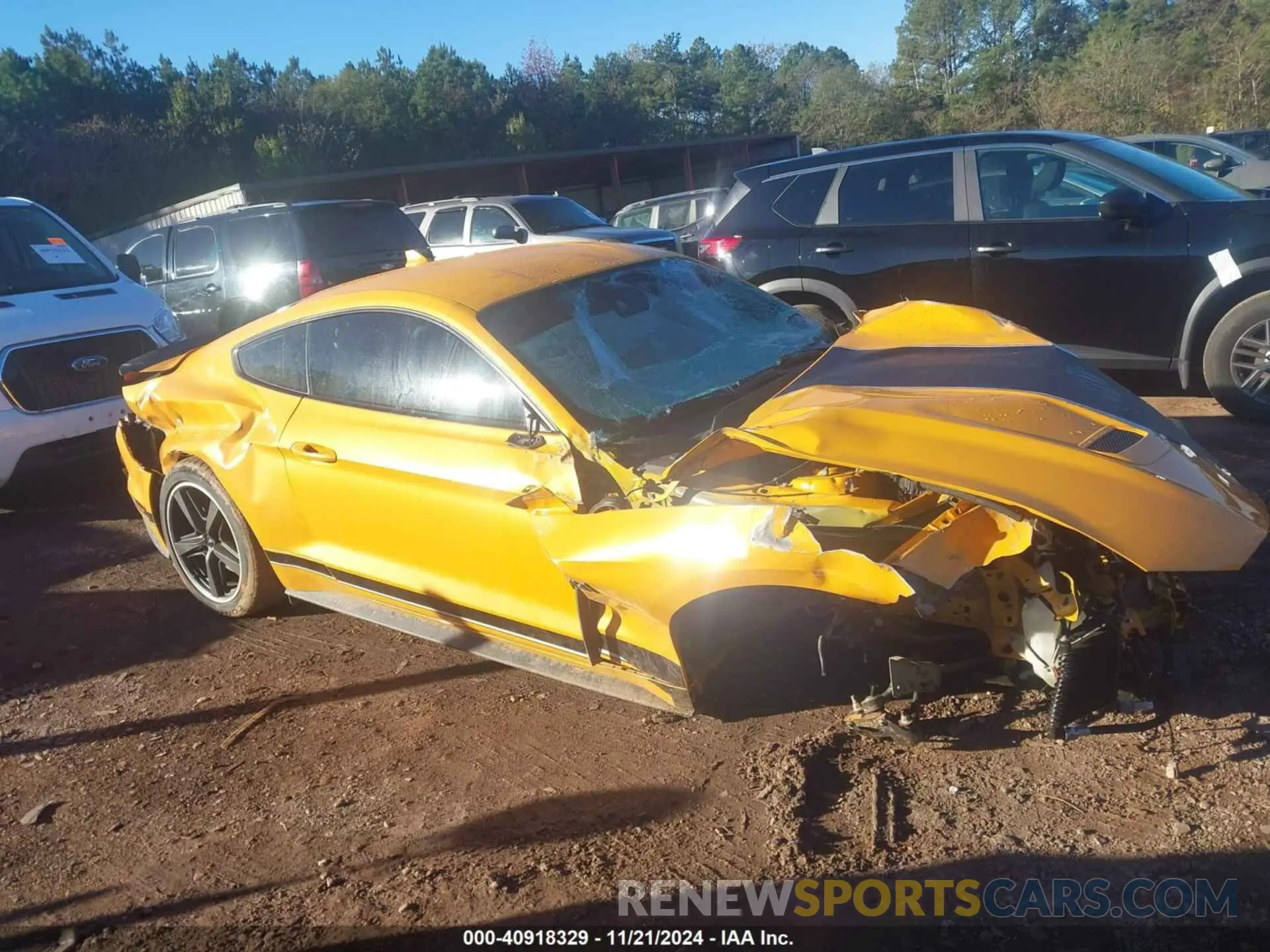 12 fotografías del automóvil dañado 1FA6P8R03N5554348 FORD MUSTANG 2022