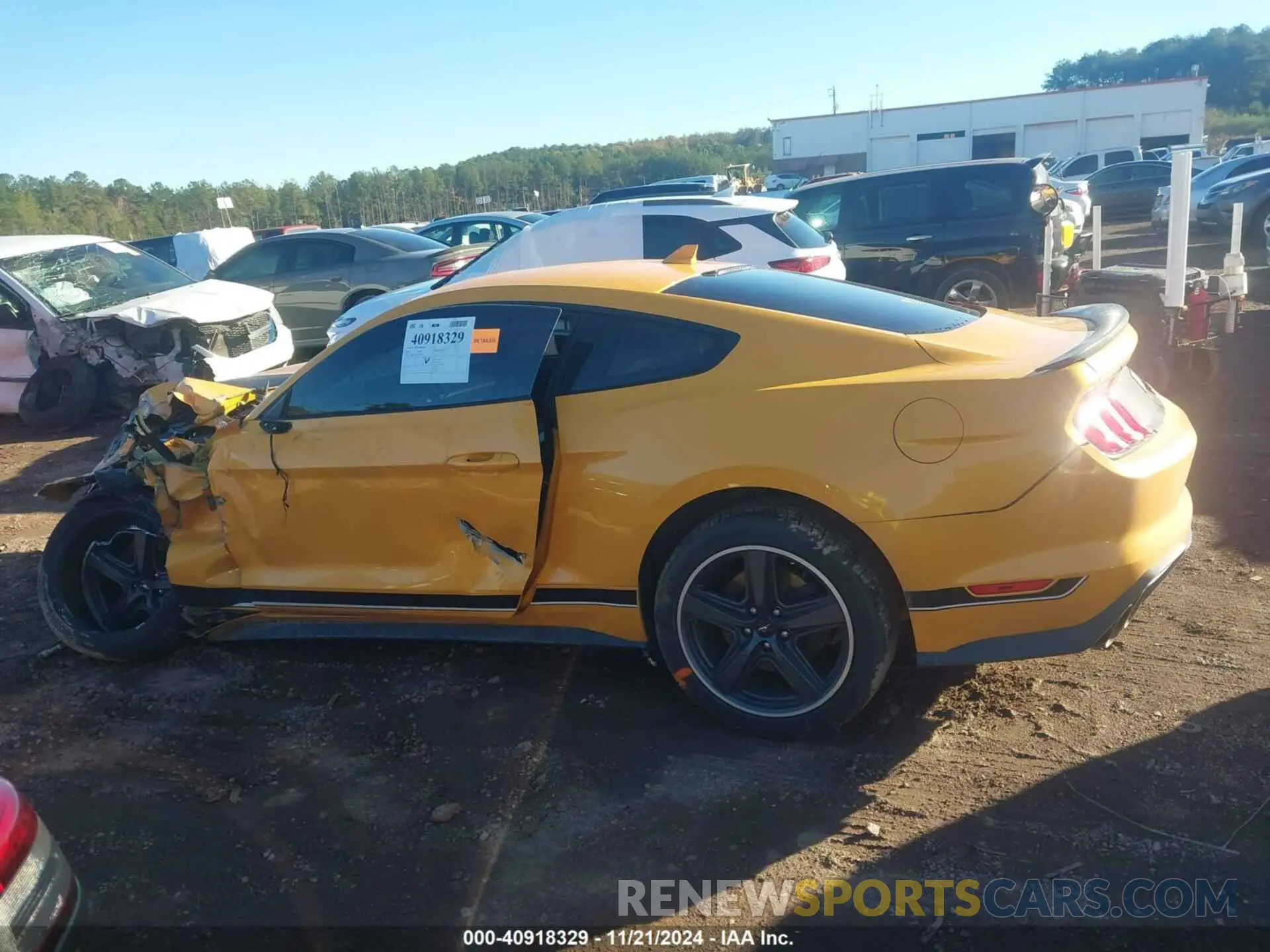 13 fotografías del automóvil dañado 1FA6P8R03N5554348 FORD MUSTANG 2022