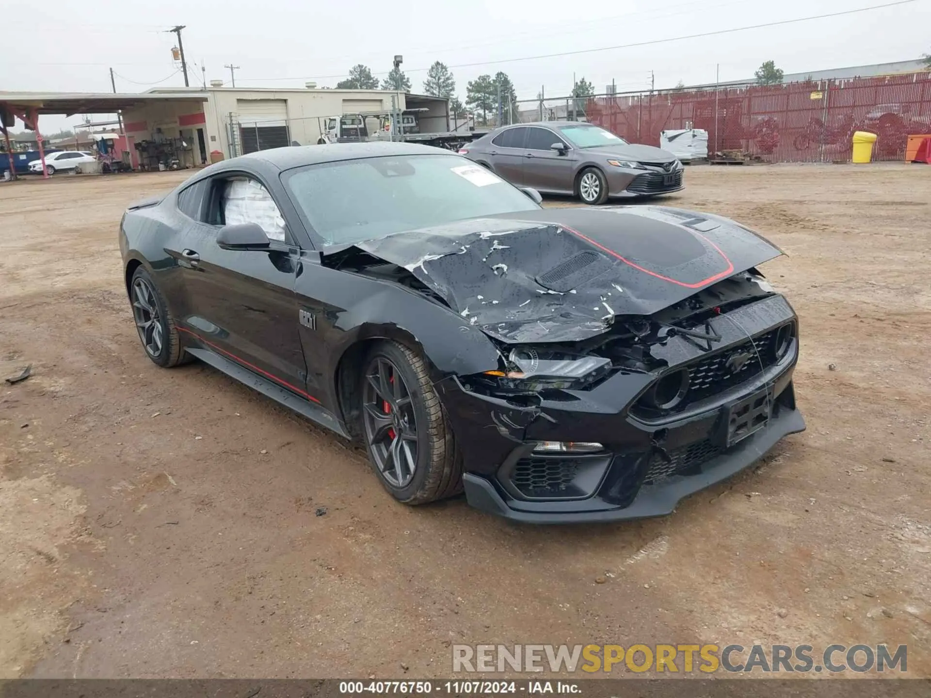 1 fotografías del automóvil dañado 1FA6P8R07N5552005 FORD MUSTANG 2022