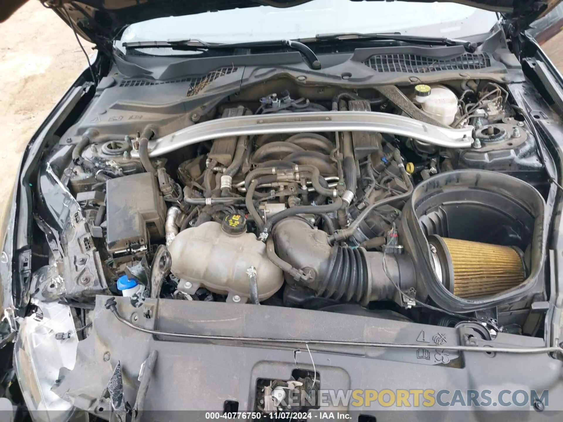 10 fotografías del automóvil dañado 1FA6P8R07N5552005 FORD MUSTANG 2022