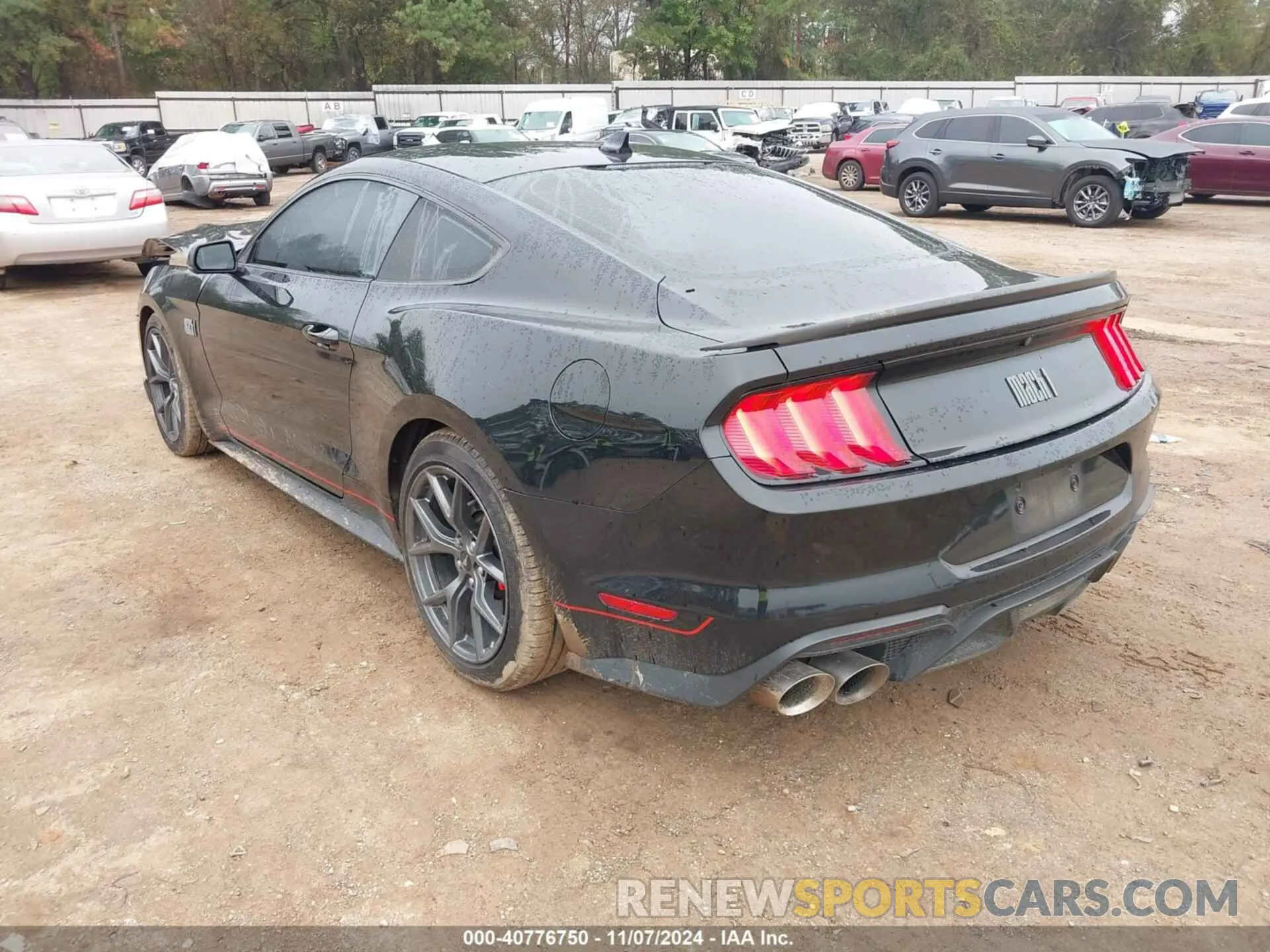 3 fotografías del automóvil dañado 1FA6P8R07N5552005 FORD MUSTANG 2022