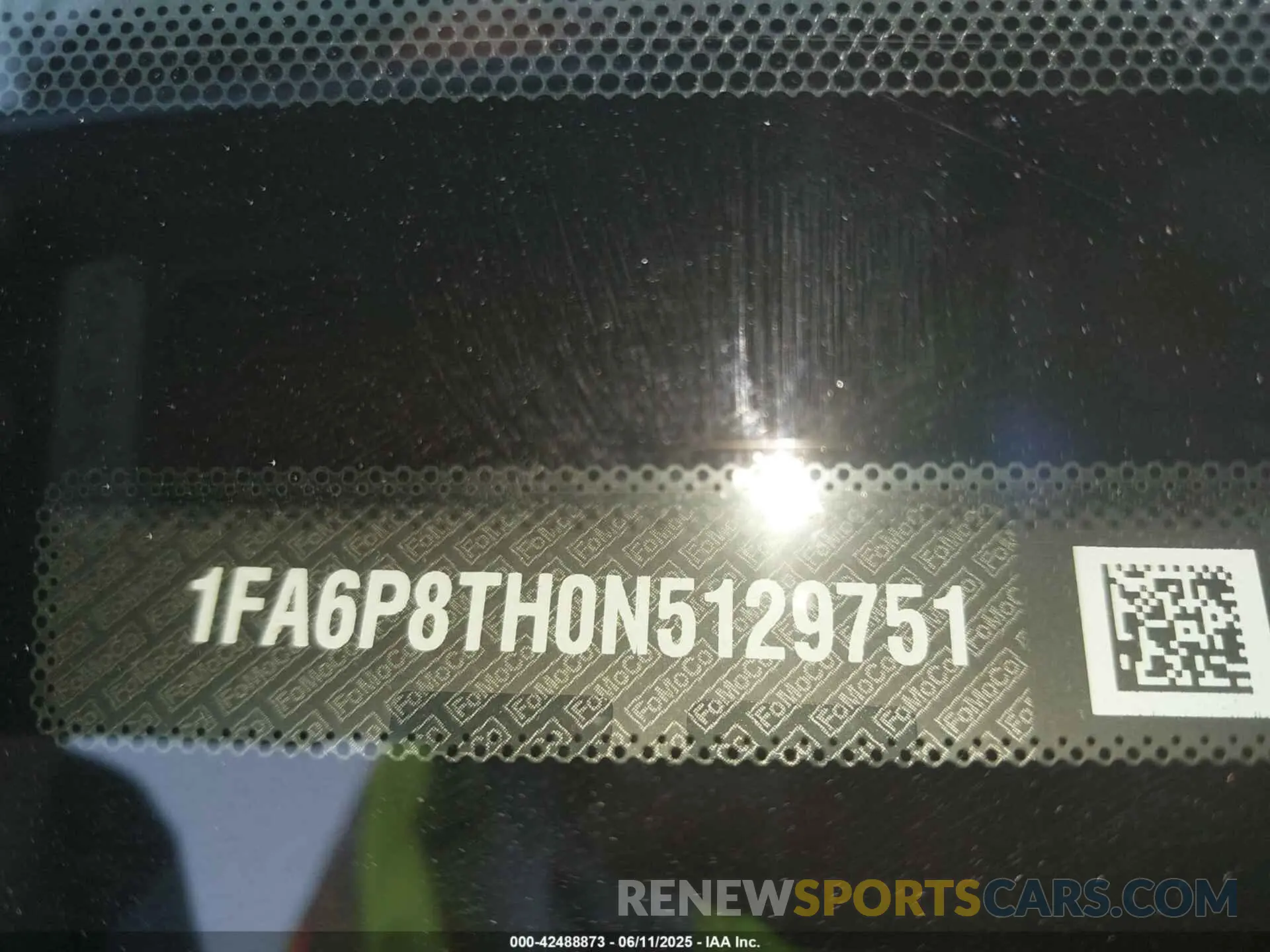 9 fotografías del automóvil dañado 1FA6P8TH0N5129751 FORD MUSTANG 2022