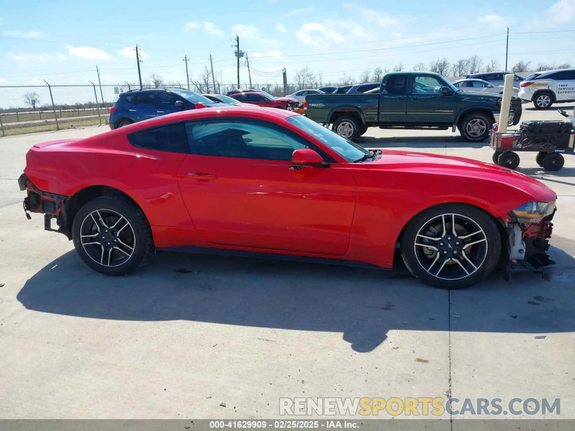 13 fotografías del automóvil dañado 1FA6P8TH1N5101036 FORD MUSTANG 2022