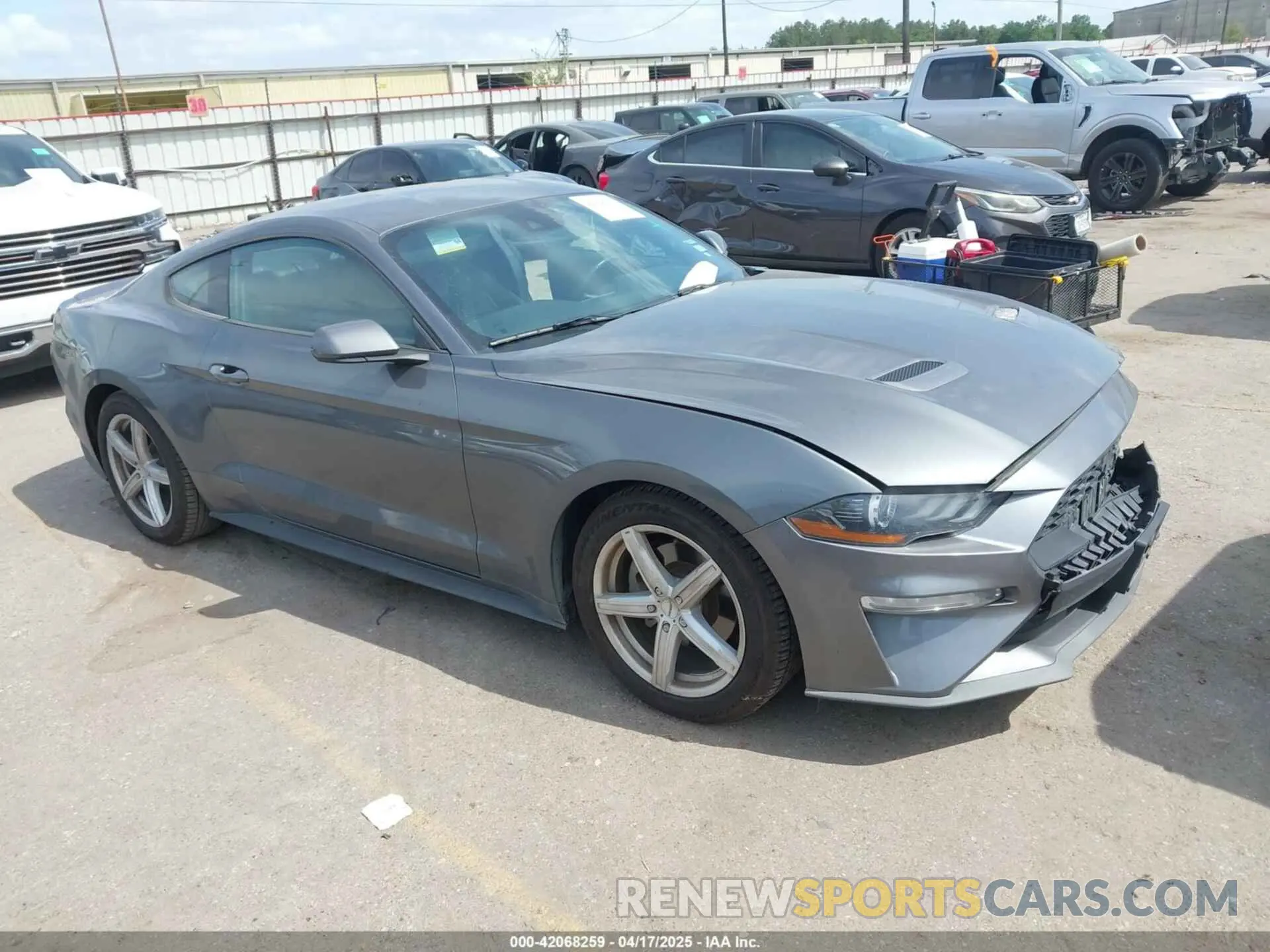 1 fotografías del automóvil dañado 1FA6P8TH2N5104155 FORD MUSTANG 2022
