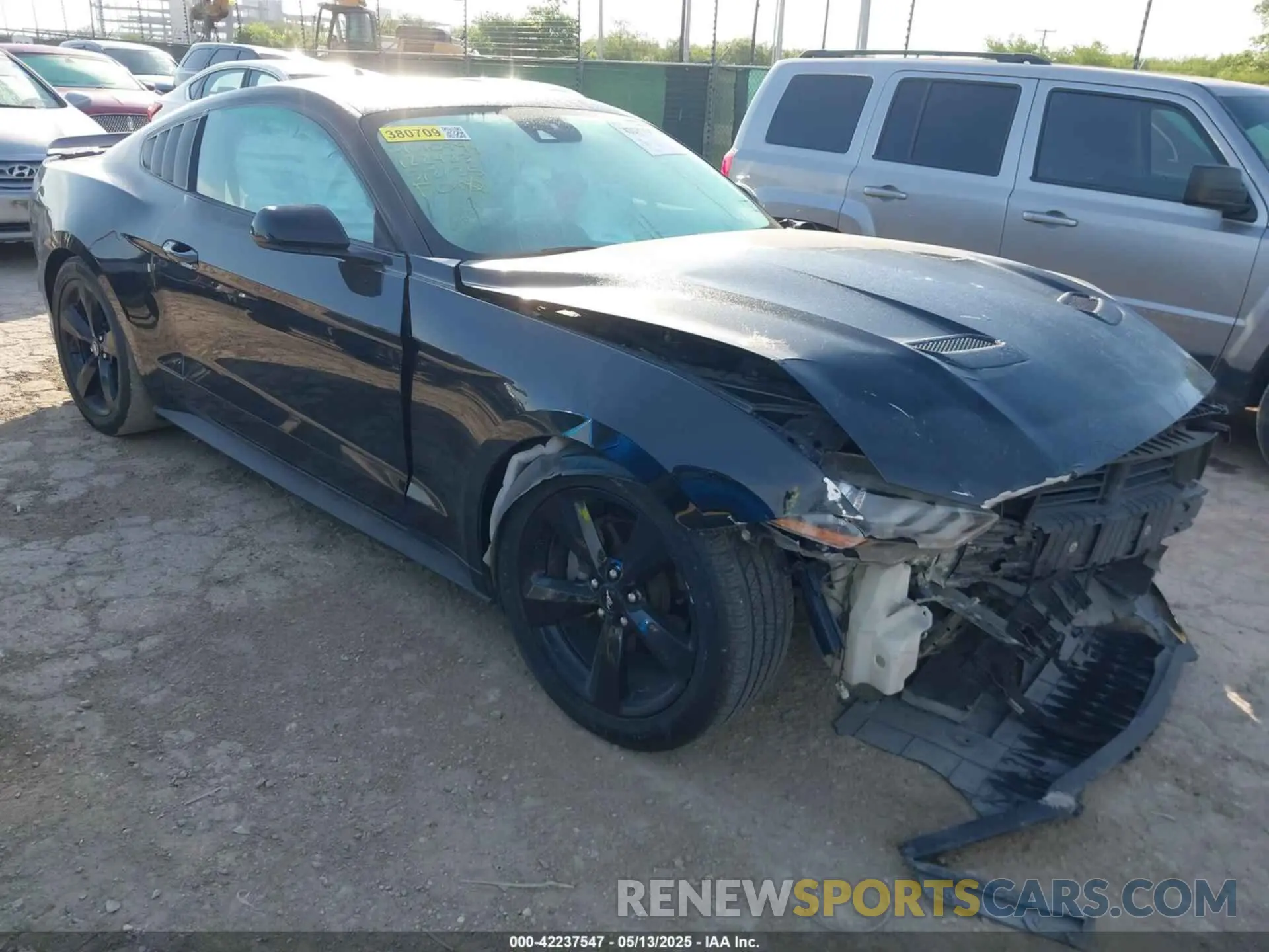 1 fotografías del automóvil dañado 1FA6P8TH3N5122423 FORD MUSTANG 2022