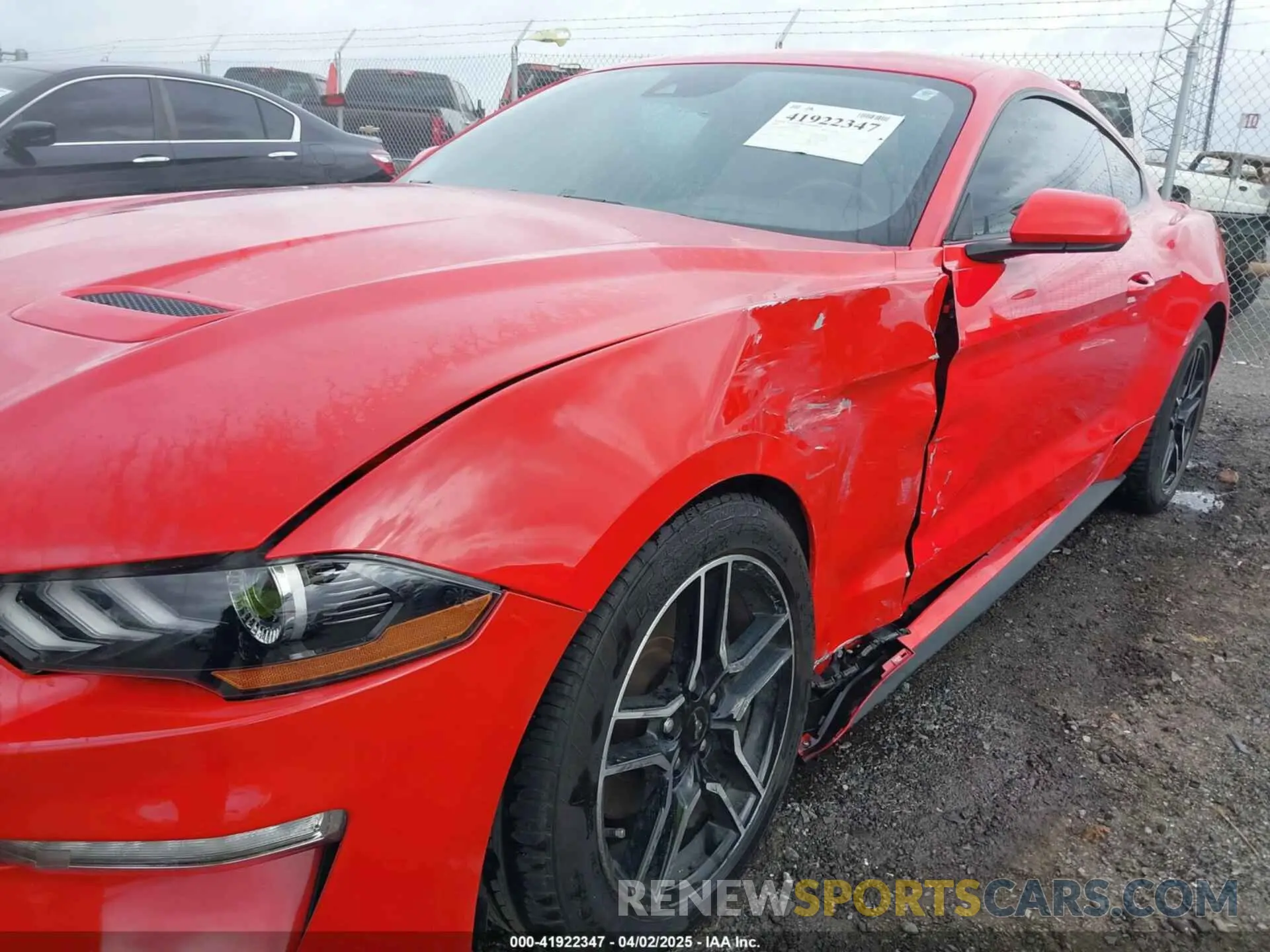 6 fotografías del automóvil dañado 1FA6P8TH4N5102519 FORD MUSTANG 2022
