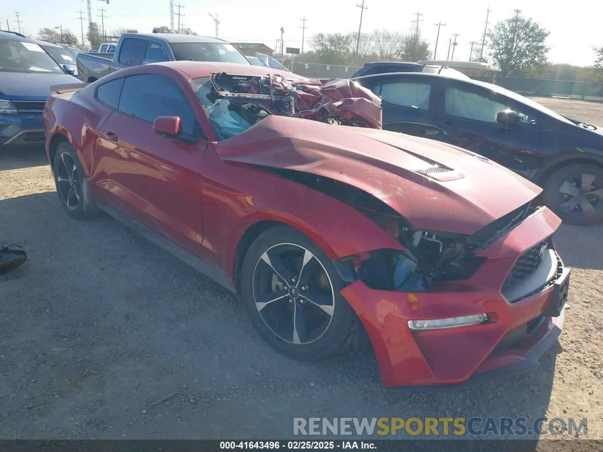 1 fotografías del automóvil dañado 1FA6P8TH5N5147680 FORD MUSTANG 2022