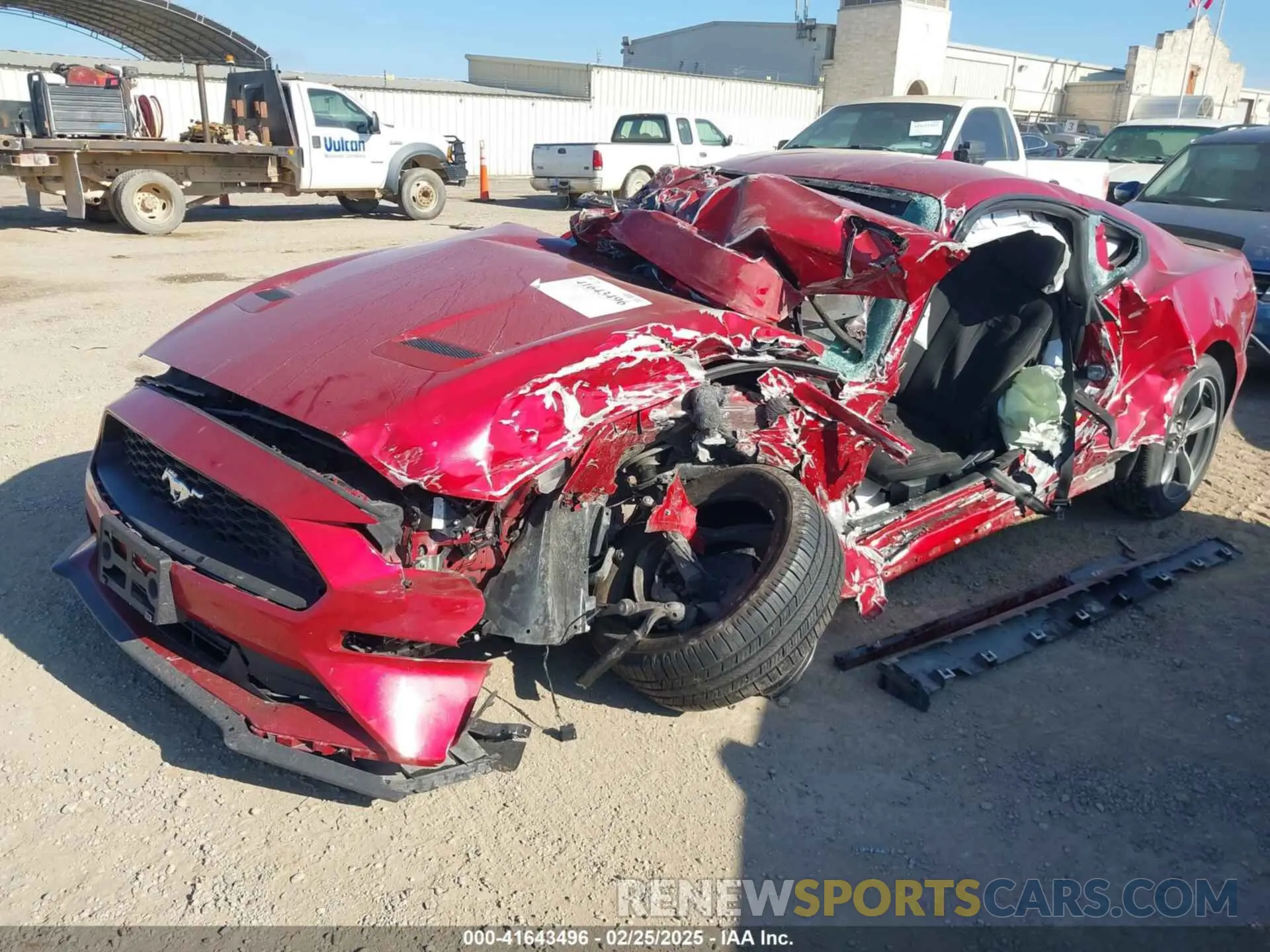 2 fotografías del automóvil dañado 1FA6P8TH5N5147680 FORD MUSTANG 2022