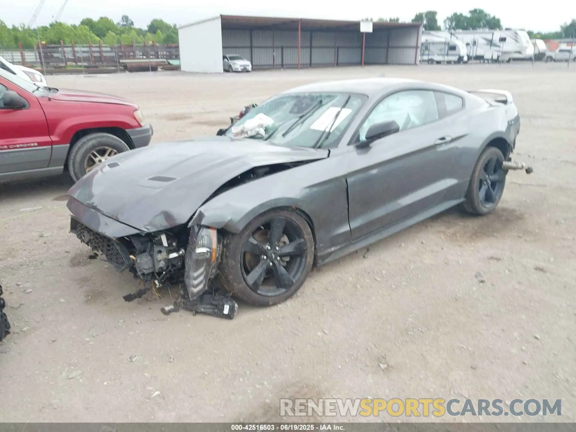 2 fotografías del automóvil dañado 1FA6P8TH5N5150143 FORD MUSTANG 2022
