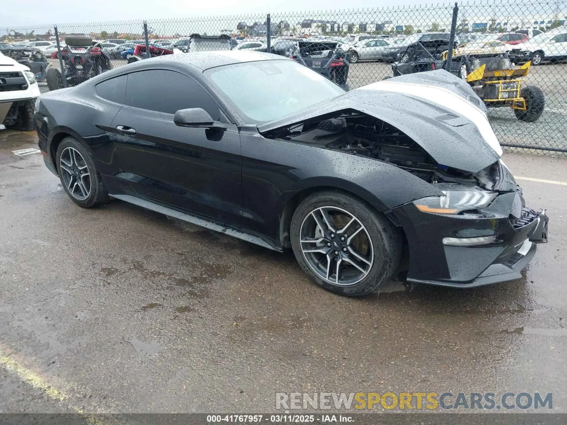 1 fotografías del automóvil dañado 1FA6P8TH9N5136276 FORD MUSTANG 2022