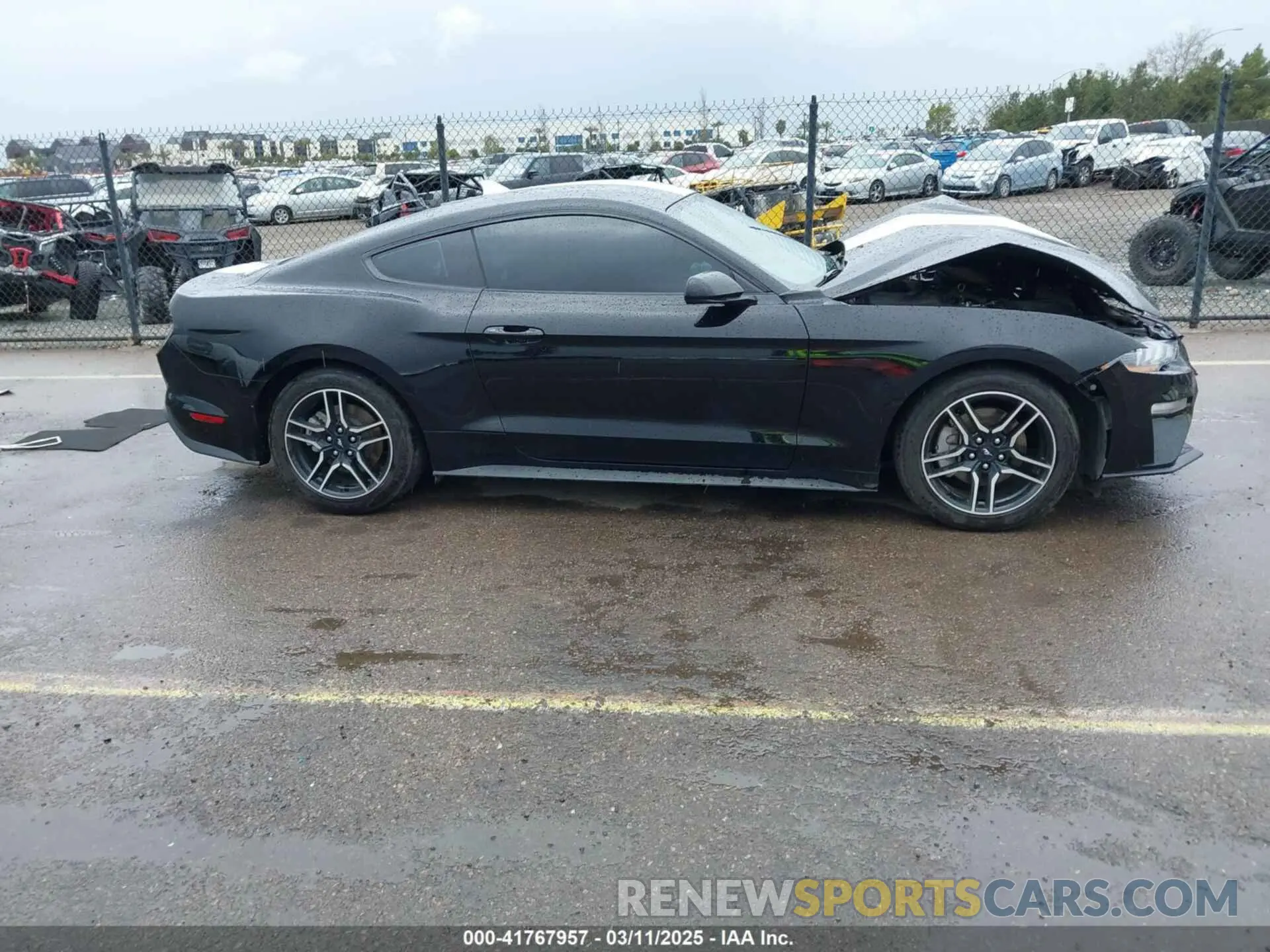 13 fotografías del automóvil dañado 1FA6P8TH9N5136276 FORD MUSTANG 2022
