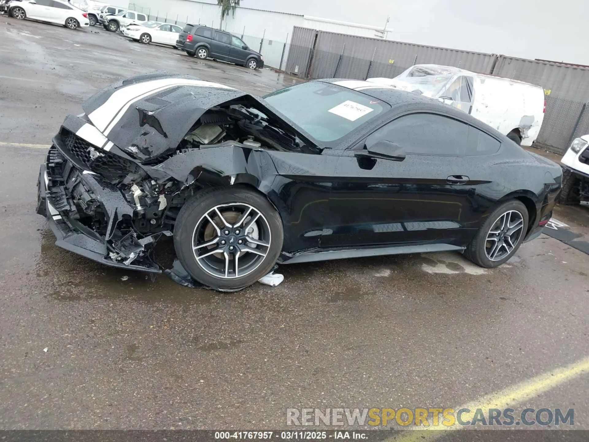 14 fotografías del automóvil dañado 1FA6P8TH9N5136276 FORD MUSTANG 2022
