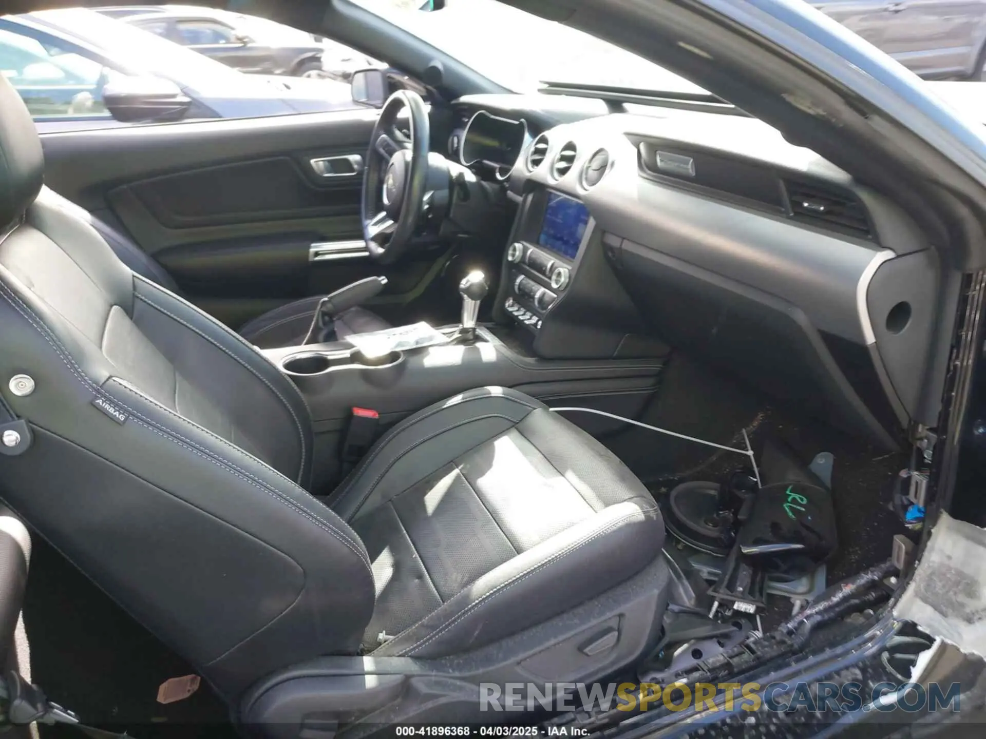5 fotografías del automóvil dañado 1FA6P8TH9N5143342 FORD MUSTANG 2022