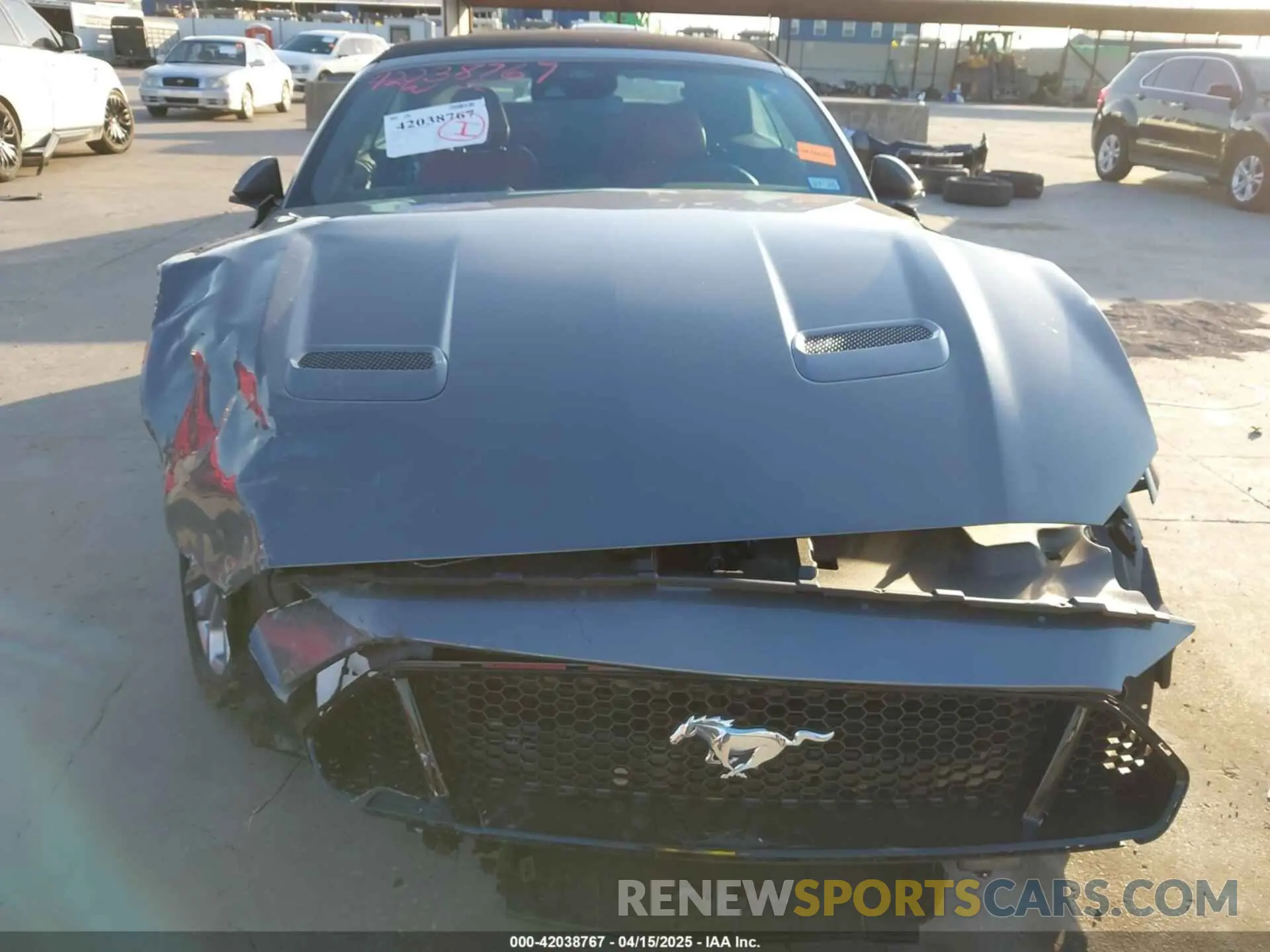 6 fotografías del automóvil dañado 1FATP8FF1N5136186 FORD MUSTANG 2022