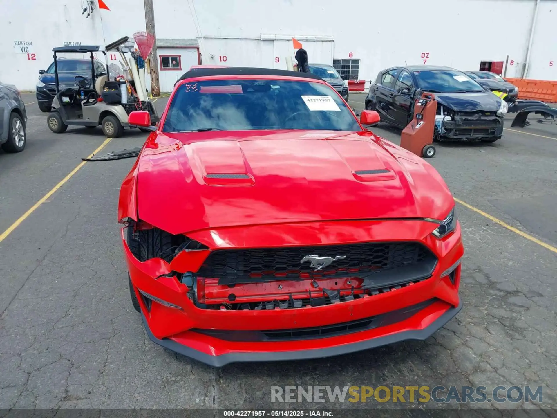 6 fotografías del automóvil dañado 1FATP8UH2N5124679 FORD MUSTANG 2022