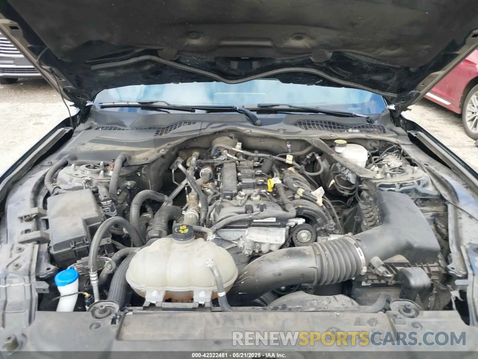 10 fotografías del automóvil dañado 1FATP8UH7N5124631 FORD MUSTANG 2022