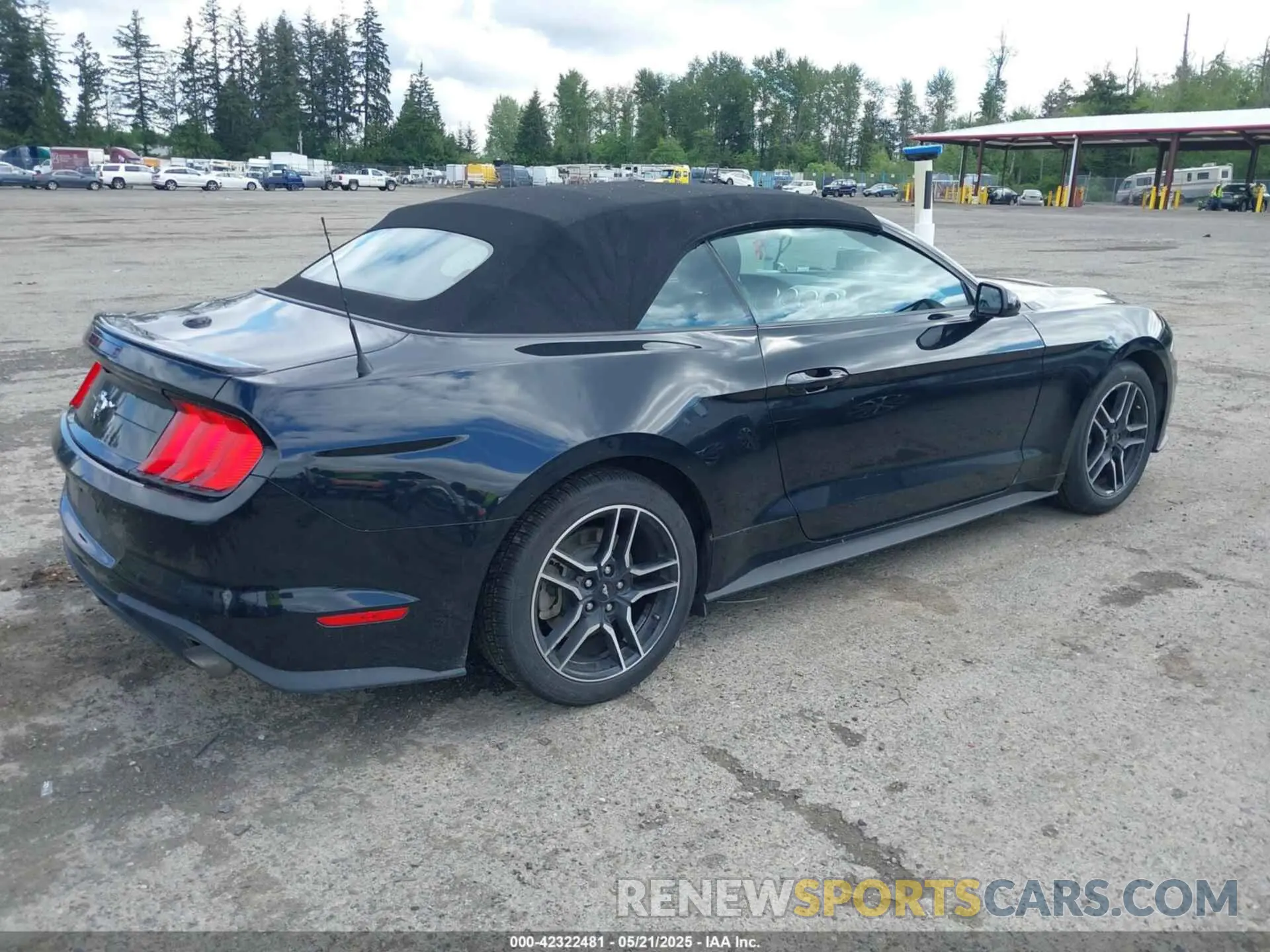 4 fotografías del automóvil dañado 1FATP8UH7N5124631 FORD MUSTANG 2022