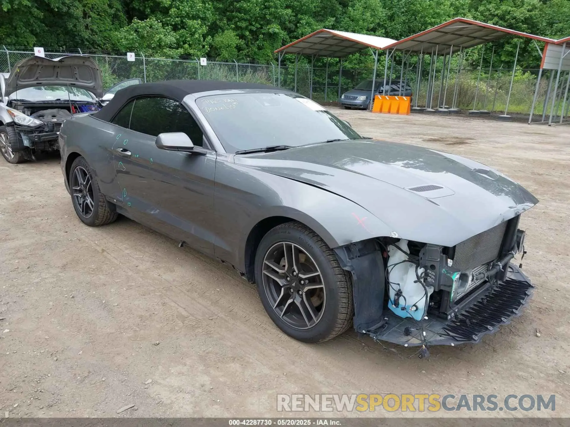 1 fotografías del automóvil dañado 1FATP8UH8N5106560 FORD MUSTANG 2022