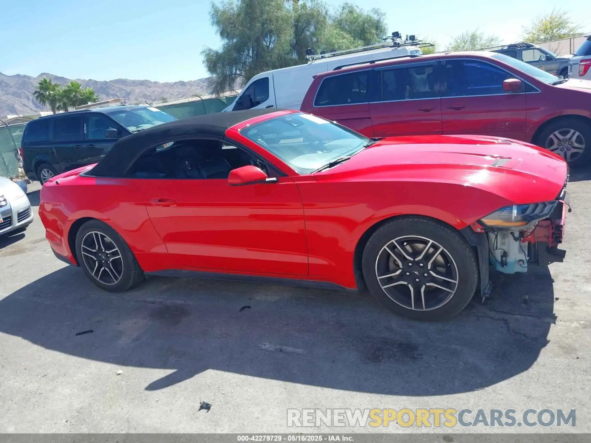 14 fotografías del automóvil dañado 1FATP8UHXN5119035 FORD MUSTANG 2022