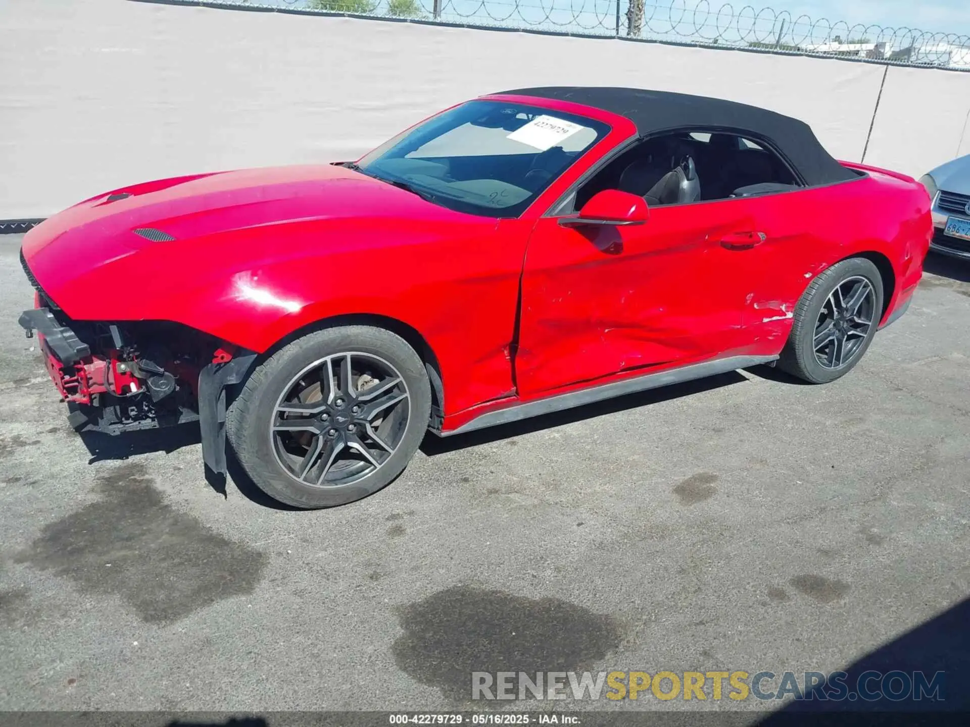 6 fotografías del automóvil dañado 1FATP8UHXN5119035 FORD MUSTANG 2022