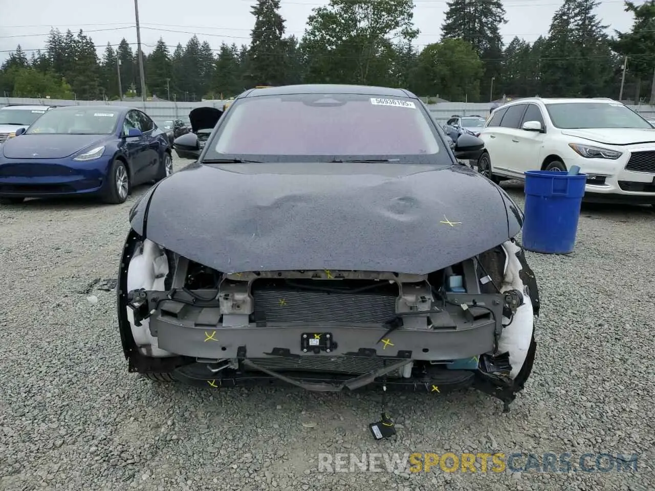 5 fotografías del automóvil dañado 3FMTK3SS9NMA41704 FORD MUSTANG 2022