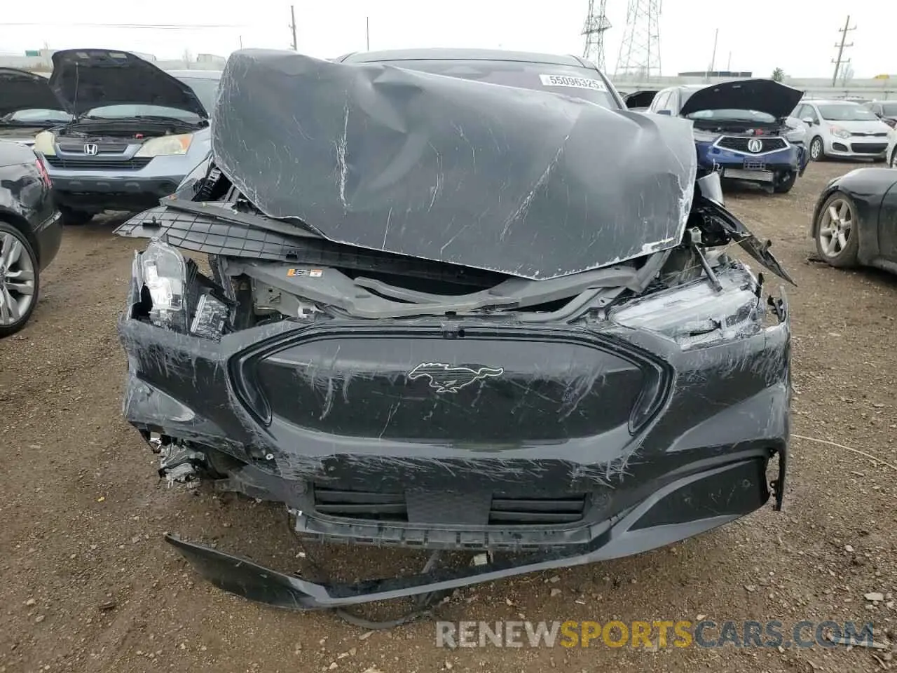 5 fotografías del automóvil dañado 3FMTK3SU6NMA23632 FORD MUSTANG 2022