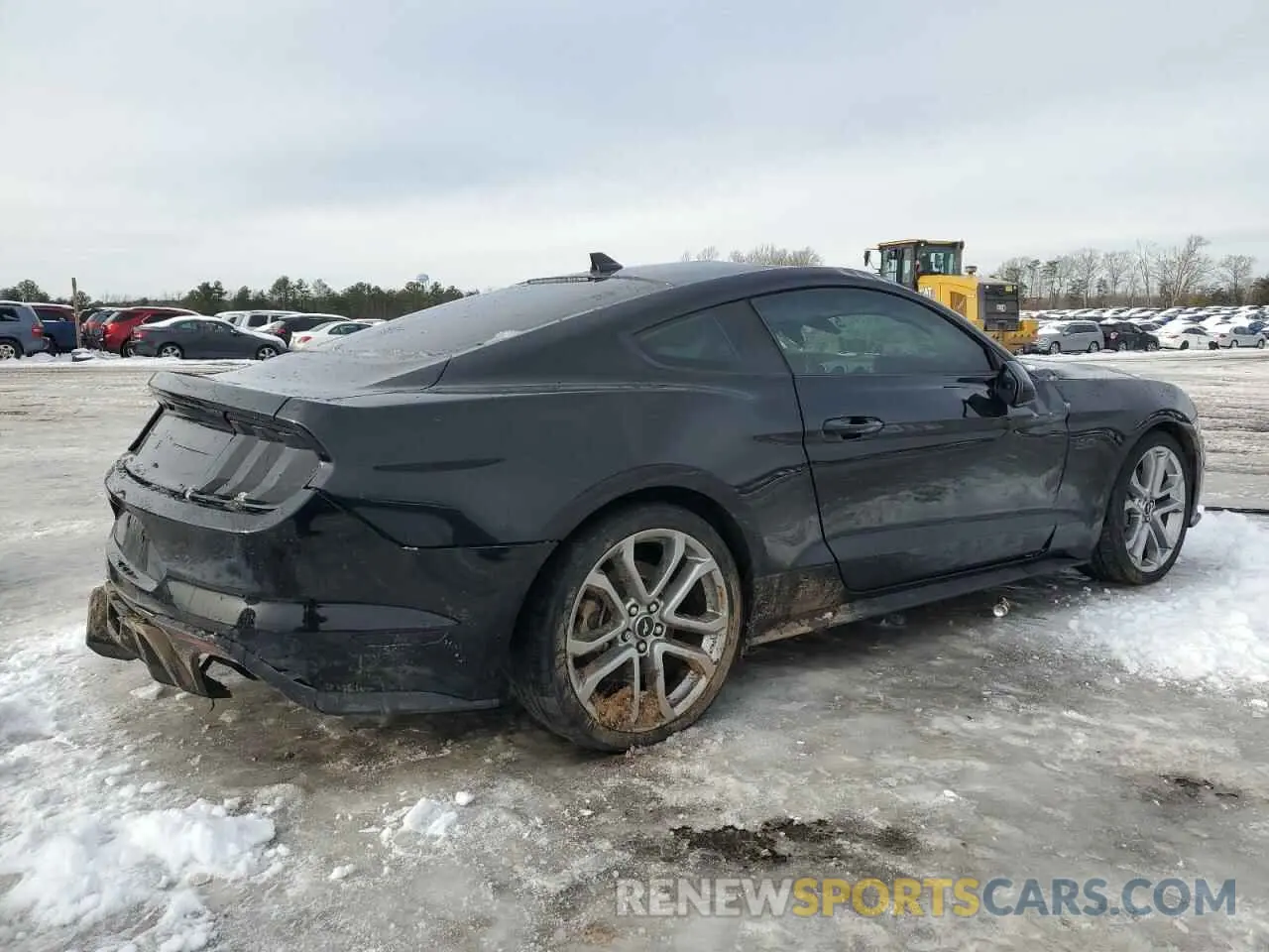 3 fotografías del automóvil dañado 1FA6P8CF0P5303819 FORD MUSTANG 2023