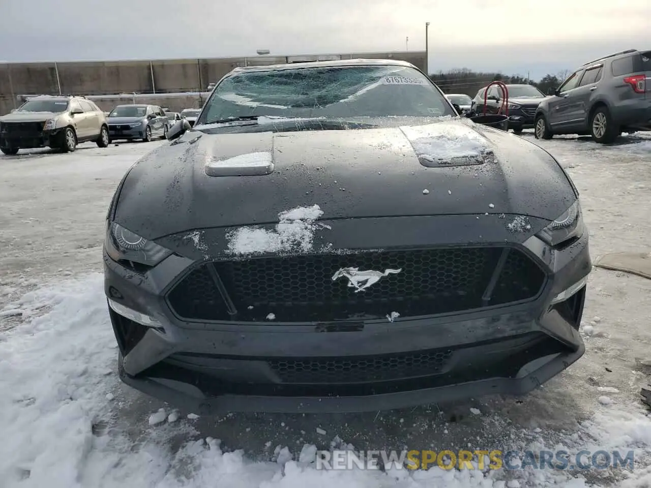 5 fotografías del automóvil dañado 1FA6P8CF0P5303819 FORD MUSTANG 2023
